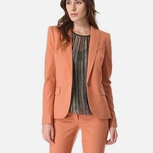 $495 Rachel Zoe 2Pc Suit & Pants Summer Orange Pink Size 0-2 Women’s